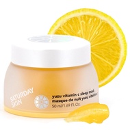 new SaturdayYuzuVitaminCovernightMaskRegeneristRetinolUltraRichFaceMoisturizerReducesRednessIdealfor