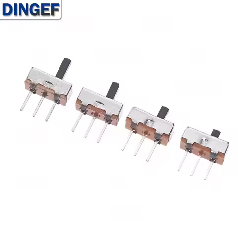 20PCS SS12D00 Toggle Switch 2 Position SPDT 1P2T 3 Pin PCB Panel Mini Vertical Slide Switch Mini Pow