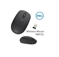 DELL เดลล์ WM126 เม้าส์ไร้สาย Optical สีดำ เชื่อมต่อผ่าน Bluetooth USB