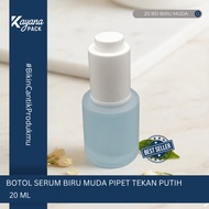 BD LOTION PIPETTE SERUM BOTTLE FROSTED YOUNGbiru 20ML BD/ 20 DOFF YOUNGbiru WHITE PRESS PIPETTEML (B