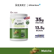 ส่งฟรี ของแท้ Merry Plant Protein แพลนท์ โปรตีน โปรตีนพืช 5 ชนิด 1 กระปุก 1050g
