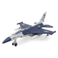 gmrorich โมเดลเครื่องบิน F-16 FIGHTER JET มีไฟ-มีเสียง มีลานวิ่งได้ เครื่องบิน ของเล่น โครงเหล็ก # 7