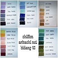 chiffon aritachi no1 / Kain meter chiffon aritachi bidang 45 / kain pasang chiffon aritachi bidang 4