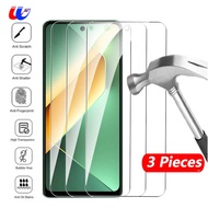 แก้วคลุมทั้งหมด3ชิ้นสำหรับ Tecno Pova 6 Neo 4G ปกป้องหน้าจอกระจกนิรภัยสำหรับ Tecno Pova6 Pro 5G Pova