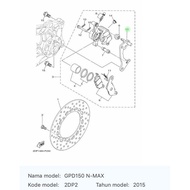 Nmax Rear Brake Caliper Bracket 2Dp-F5920-50