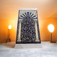 Raudah Prayer Rug Rawudah/ 8mm thick Tassel Braided Imam Prayer Rug 70x110cm