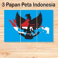 Hiasan Dekorasi Stiker Dinding Peta Indonesia Hiasan Dinding