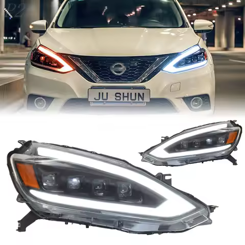 Headlight For Nissan Sylphy 2016–2019 Sentra Car автомобильные товары LED DRL Hella Xenon Lens Hella