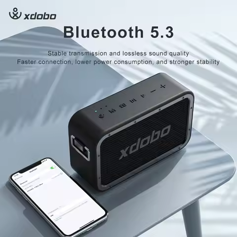 XDOBO 1983 MAX 120W Speaker Portable Wireless bluetooth Speaker IPX5 Waterproof Speakers with Subwoo