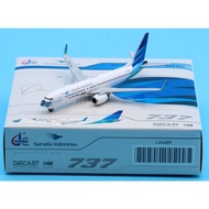 LH4209 Alloy Collectible Plane Gift JC Wings 1:400 Garuda Indonesia Airlines Boeing B737-800 Diecast