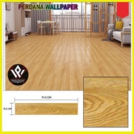 LANTAI VINYL PLANK MOTIF KAYU / VINYL FLOORING WOODEN MOTIF Vinyl Lantai Motif Kayu - Sticker Lantai