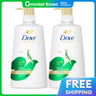 Dove(โดฟ) | โดฟ แชมพู สูตรบำรุงหนังศีรษะ 680 มล. x 2 ขวด