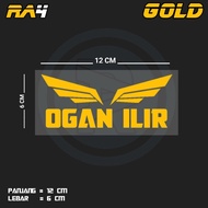 OGAN ILIR WRITING CUTTING STICKER | RA4 SS