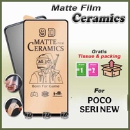 LAYAR TG ANTI-SCRATCH CERAMIC MATTE SCREEN poco C85 SCREEN PROTECTOR