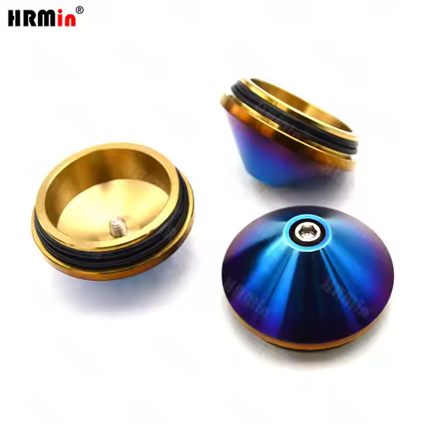 HRMin 10.9 grade Gr5 titanium wheel hub cover titanium wheel hub lid 1pc D56 for racing car