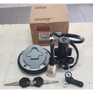R25V1/ V2 MAIN SWITCH SET, IGNITION LOCK KEY + TANK CAP + SEAT LOCK (YAMAHA100% ORIGINAL)