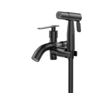 Paip Air Tandas 2 Hala Kepala Paip dan Hos Air Bilik Mandi Bathroom Faucet and Bidet Spray Shower wi