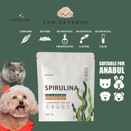 Petglow Superfood Spirulina for Cat and Dog Vitamin Supplement for Cat and Dog Fur