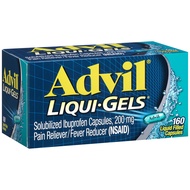 Liqui-Gels Pain Reliever and Fever Reducer, Pain Medicine for Adults with Ibuprofen 200mg for Headac