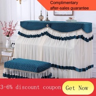 New Piano Dustproof Cover Piano Cover Full Cover Piano Cloth Cover European Modern and Simple Piano Curtain Half Cover