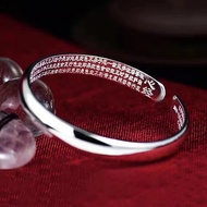FC[Hot selling]SilverFemale S999Silver 9999New Send Mothers DayThousand Foot Silver SimpleSilver Bra