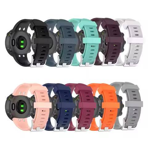silicone Original For Garmin Forerunner 45S bands sport Replacement bracelet watchband for Garmin Fo