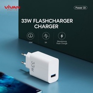Original Vivan Quick Chargin 33W Batok Charger Flash Charger Adapter