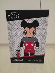 (全新) Bearbrick 100% & 400% Javier Calleja Mickey Mouse