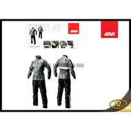 GIVI CRS01.AX_COMFORT RAIN SUIT GREY YELLOW/BAJU HUJAN KELABU KUNING CRS01.AX_COMFORT