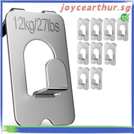 {joycearthur.}Picture Hangers for Drywall-Tool-Free 10 Pcs Claw Hanger Supports 27Lbs/12kg Hook