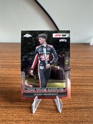 F1 topps Chrome “On The Move “Oliver Bearman 卡牌