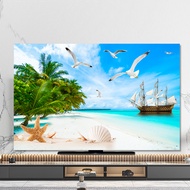 Custom pattern modern New Style High-End tv cover Cloth  lace  smart tv dust flat screen monitor protection hanging desktop LCD /32 37 40 42 43 47 48 49 50 52 55inch62505
