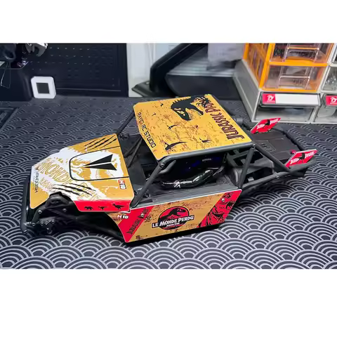 Metal Body Shell with Sticker Decoration for 1/10 1/8 RC Crawler Car VP H10 Vp Vs4-10 VP Phoenix Van