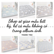 Thảm trải giường Yuki nỉ nhung mịn êm ấm áp size 1m2x2m 1m6x2m 1m8x2m 2m2x2m |chần bông tinh khiết 1