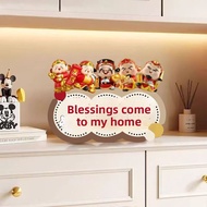 Home Entrance Decorative Creative 3D Tabletop Display Shoe Cabinet Hallstand Artificial Board French