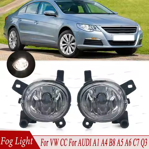 Front Bumper Fog Light With Bulb Car Accessories 8T0941699 8T0941700 For AUDI A1 A4 B8 A5 A6 C7 For 