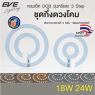 EVE LED Panel Light Set 3 Steps Brightness Size 18W 24W White Yellow