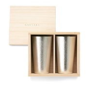 經典純錫杯兩入桐木禮盒