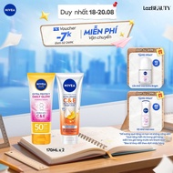 Sữa Dưỡng Thể NIVEA Vitamin Dưỡng Sáng Da (170 ml) + Serum chống nắng & dưỡng thể toàn thân NIVEA Sá