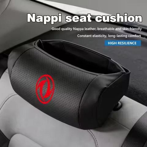 For Dongfeng Motor Car Leather Headrest Interior Supplies Seat Protect Neck Pillow Accessories DFM A
