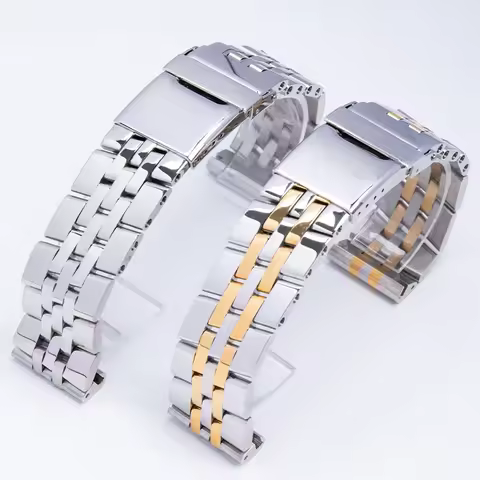18mm 20mm 22mm 24mm Stainless Steel Watch Band For Breitling Strap Timing Super Ocean Avenger NAVITI