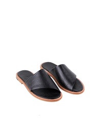 LONDON BROWN - EDEN รองเท้าแตะหนังแบบสวม