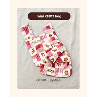 Knot mini bag - cloth bag - knot bag - cute bag - small bag - cute bag