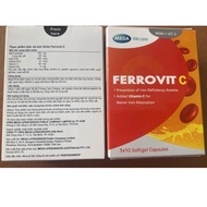 Ferrovit C helps reduce the risk & symptoms of iron deficiency anemia (iron, folic acid, vitamin b12