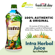 100% AUTHENTIC INTRA Herbal Juice Food Supplement by Lifestyles 950 ml
