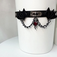 y3k Jewelry Leg Ring Thigh Strap y2k Original y2k Dark Punk Wings Love Leather Girl Gothic Culture c