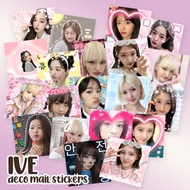 [100pcs] IVE Mail Stickers Deco Purakura Mailing Sticker KPOP Wonyoung Liz Rei Leeseo Yunjin Gaeul