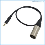 WU Locking 3 5mm TRS XLR Balanced Cable For  UWP-V1 UWP-D11 UWP-D21  Output Microphone  Receiver