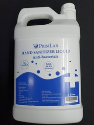 Hand Sanitizer - 75% Isopropyl Alcohol (Fragrance Free) (Liquid) 5 Litre