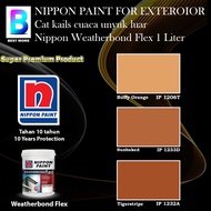 Nippon Paint Weatherbond Flex Exterior collection 1 Liter Buffy Orange 1206T / Sunbaked 1233D / Tige